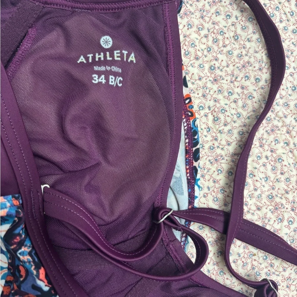 Athleta Multicolor Patterned Pajama Set
